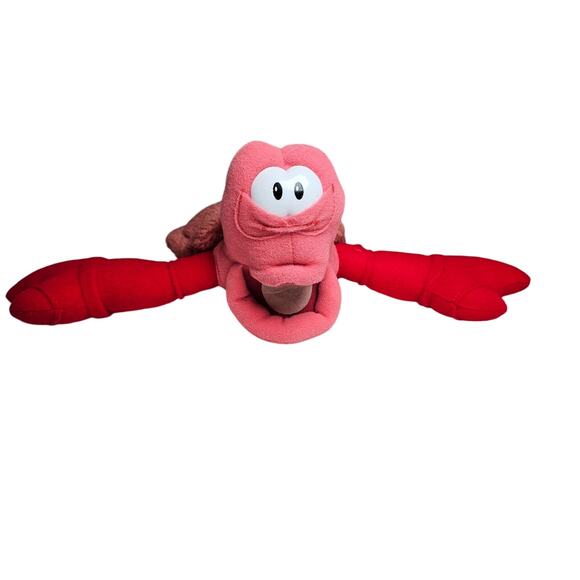 Disney The Little Mermaid Sebastian Crab Plush Small 10” Stuffed Animal Plush - Picture 1 of 9